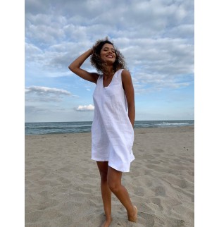 Sleeveless Simple Mini Dress