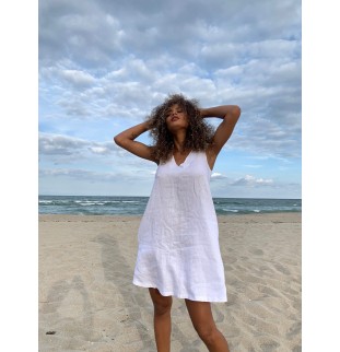 Sleeveless Simple Mini Dress